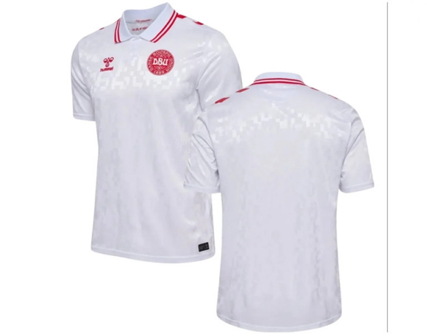 National Denmark #00 Away 2024/25 Soccer Custom Jersey - Click Image to Close