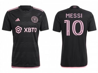 Inter Miami CF #10 MESSI Black 2023/24 Away Jersey