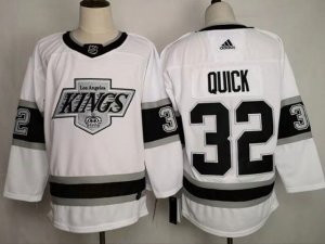 Los Angeles Kings #32 Jonathan Quick White Jersey