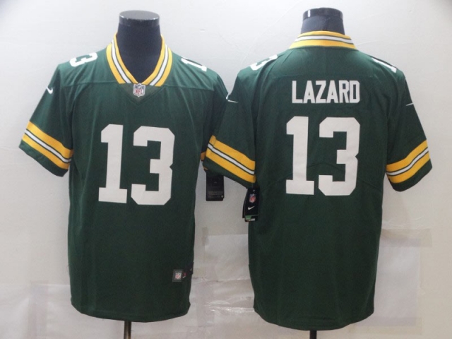 Green Bay Packers #13 Allen Lazard Green Vapor Limited Jersey - Click Image to Close