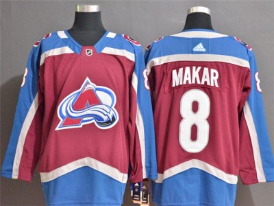 Colorado Avalanche #8 Cale Makar Home Burgundy Jersey