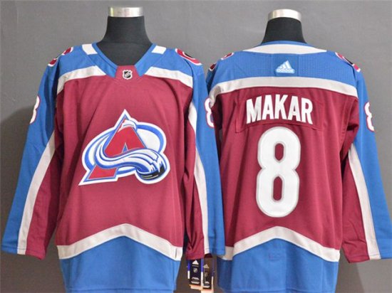 Colorado Avalanche #8 Cale Makar Home Burgundy Jersey
