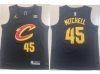 Cleveland Cavaliers #45 Donovan Mitchell 2022-23 Black Statement Swingman Jersey