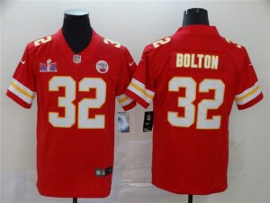 Kansas City Chiefs #32 Nick Bolton Red Super Bowl LVIII Limited Jersey