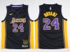 Los Angeles Lakers #24 Kobe Bryant Black Black Mamba Swingman Jersey
