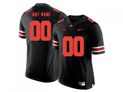 NCAA Ohio State Buckeyes Custom #00 Black Shadow College Football Jersey