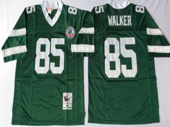 New York Jets #85 Wesley Walker 1984 Throwback Green Jersey