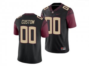 NCAA Florida State Seminoles Custom #00 Black College Football Jersey