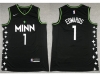 Minnesota Timberwolves #1 Anthony Edwards 2020-21 Black City Edition Swingman Jersey