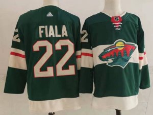 Minnesota Wild #22 Kevin Fiala Green Jersey