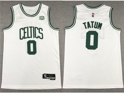 Boston Celtics #0 Jayson Tatum White Swingman Jersey