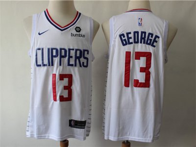 Los Angeles Clippers #13 Paul George White Swingman Jersey
