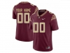 NCAA Florida State Seminoles Custom #00 Red College Football Jersey