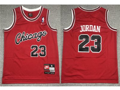 Youth Chicago Bulls #23 Michael Jordan 1984-85 Throwback Red Jersey