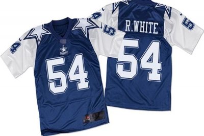 Dallas Cowboys #54 Randy White 1995 Throwback Navy Blue Jersey