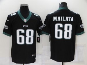 Philadelphia Eagles #68 Jordan Mailata Black Vapor Limited Jersey