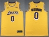 Los Angeles Lakers #0 Russell Westbrook Gold Swingman Jersey