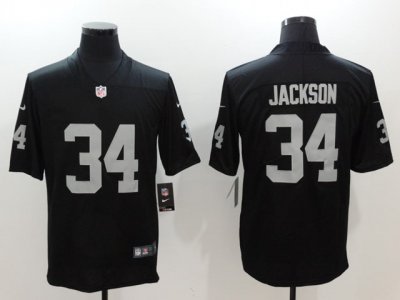 Las Vegas Raiders #34 Bo Jackson Black Vapor Limited Jersey