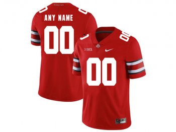 NCAA Ohio State Buckeyes Custom #00 Red College Football Jersey