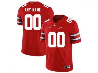 NCAA Ohio State Buckeyes Custom #00 Red College Football Jersey