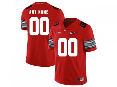 NCAA Ohio State Buckeyes Custom #00 Red Diamond College Football Jersey