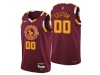 Cleveland Cavaliers Custom #00 Burgundy 75th Anniversary City Edition Jersey
