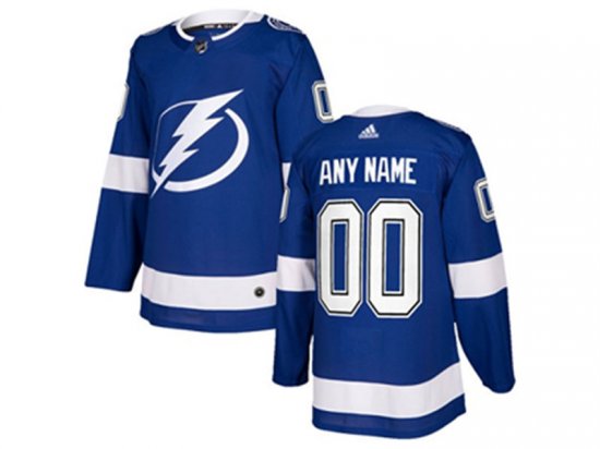 Tampa Bay Lightning Custom #00 Home Royal Blue Jersey