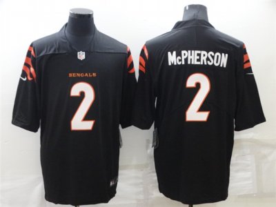 Cincinnati Bengals #2 Evan McPherson Black Vapor Limited Jersey