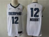 Memphis Grizzlies #12 Ja Morant White Swingman Jersey