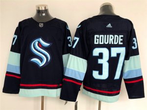 Seattle Kraken #37 Yanni Gourde Navy Jersey