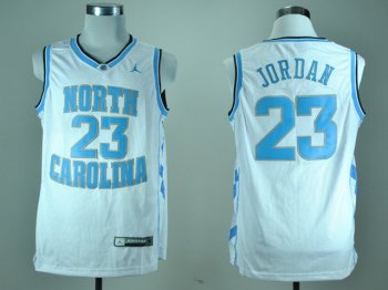 North Carolina Tar Heels #23 Michael Jordan White College Basketball Jersey