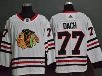 Chicago Blackhawks #77 Kirby Dach White Jersey