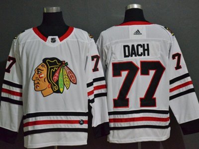 Chicago Blackhawks #77 Kirby Dach White Jersey