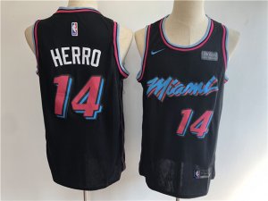 Miami Heat #14 Tyler Herro Black City Edition Swingman Jersey
