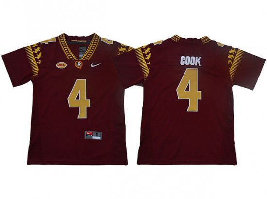 Youth NCAA Florida State Seminoles #4 Dalvin Cook Red College Football Jersey