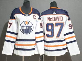 Edmonton Oilers #97 Connor McDavid White Jersey