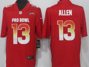 Los Angeles Chargers #13 Keenan Allen Red 2018 Pro Bowl Limited Jersey