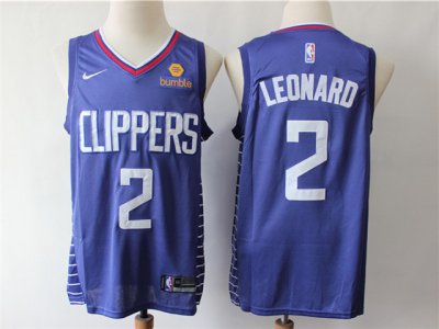 Los Angeles Clippers #2 Kawhi Leonard Blue Swingman Jersey
