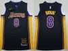Los Angeles Lakers #8 Kobe Bryant Black Black Mamba Swingman Jersey