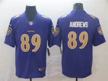 Baltimore Ravens #89 Mark Andrews Purple Color Rush Limited Jersey