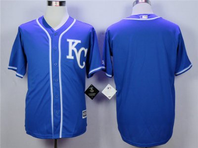 Kansas City Royals Blank Alternate Royal Blue Cool Base Team Jersey