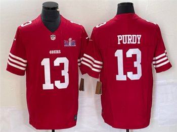San Francisco 49ers #13 Brock Purdy Red Super Bowl LVIII F.U.S.E. Limited Jersey