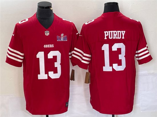 San Francisco 49ers #13 Brock Purdy Red Super Bowl LVIII F.U.S.E. Limited Jersey