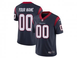 Houston Texans #00 Navy Vapor Limited Custom Jersey