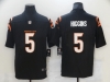 Cincinnati Bengals #5 Tee Higgins Black Vapor Limited Jersey