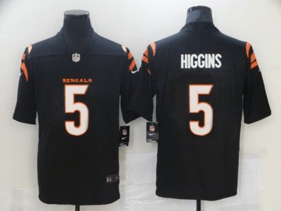 Cincinnati Bengals #5 Tee Higgins Black Vapor Limited Jersey