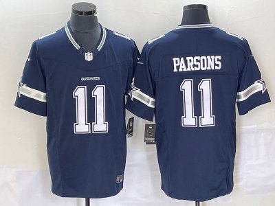 Dallas Cowboys #11 Micah Parsons Blue Vapor F.U.S.E. Limited Jersey