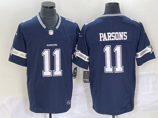 Dallas Cowboys #11 Micah Parsons Blue Vapor F.U.S.E. Limited Jersey - Click Image to Close
