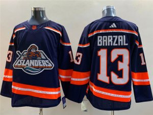 New York Islanders #13 Mathew Barzal Blue 2022/23 Retro Jersey