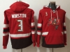 Tampa Bay Buccaneers #3 Jameis Winston Red Pocket Pullover Hoodie